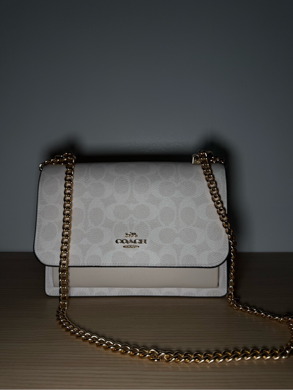 Coach Klare Crossbody Bag in Chalk/Gold - Picture 2 of 5